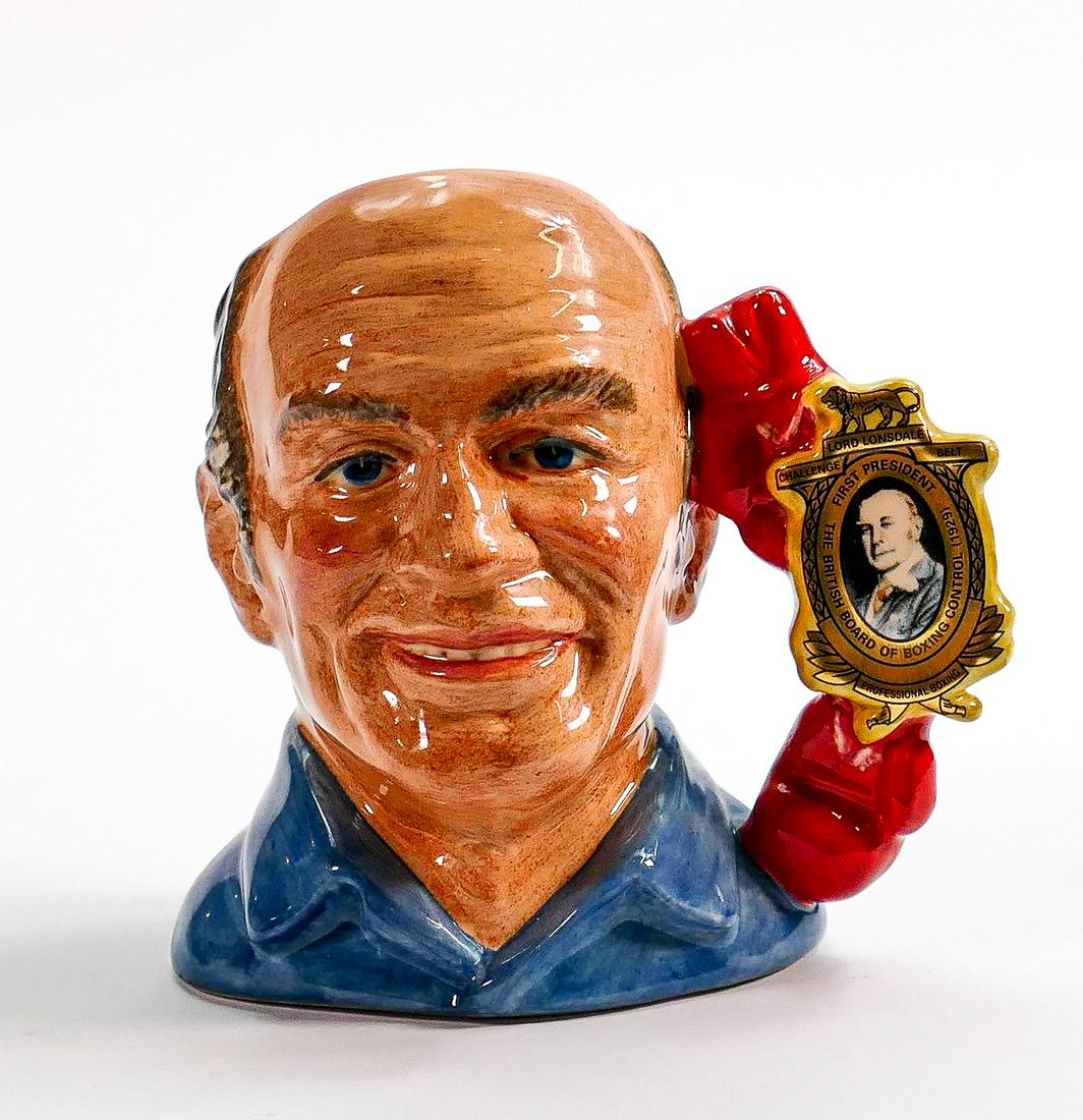 Royal Doulton small character jug Henry Cooper D7050: (1 of 3)