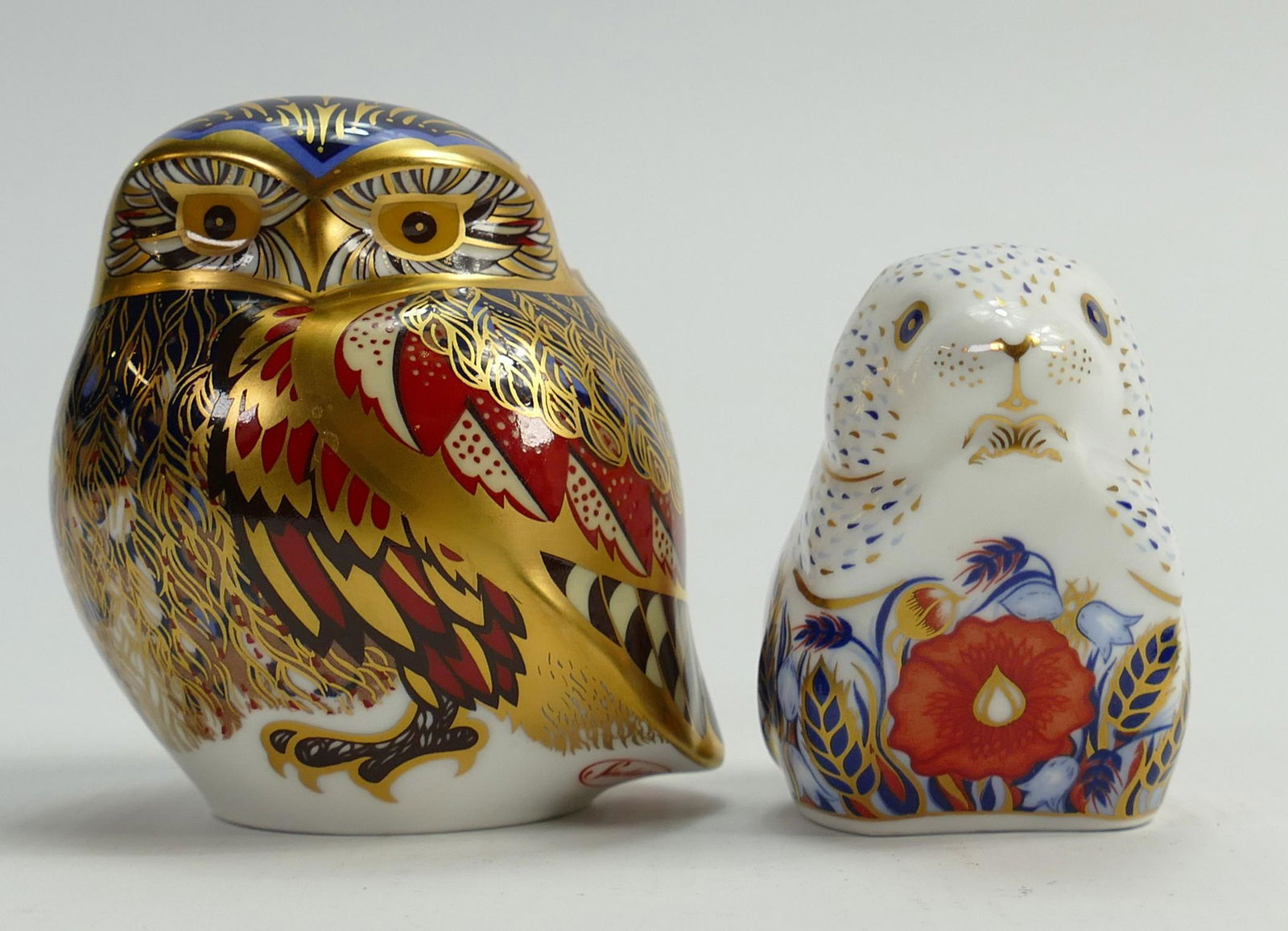 Royal Crown Derby paperweights: Little owl limited (1 of 2)