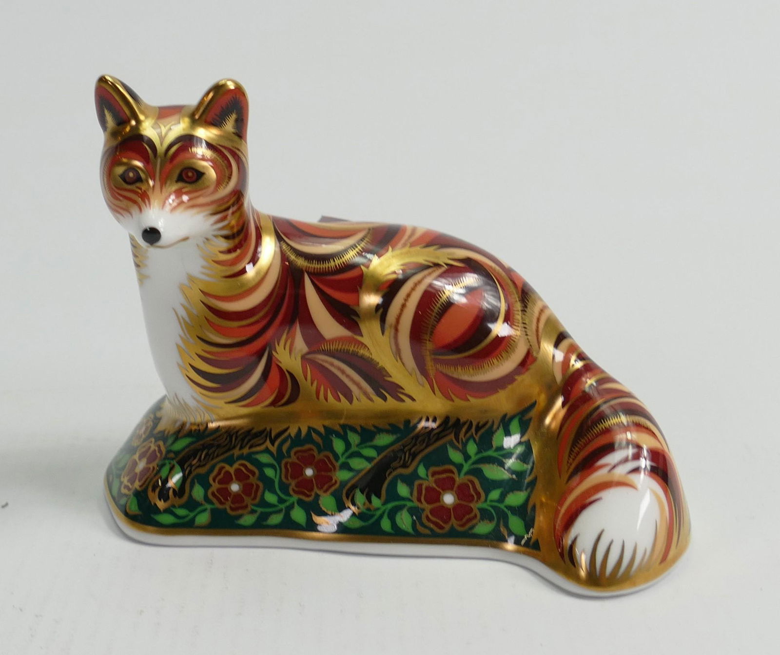 Royal Crown Derby paperweight Devonian Fox Cub: Limited (1 of 2)