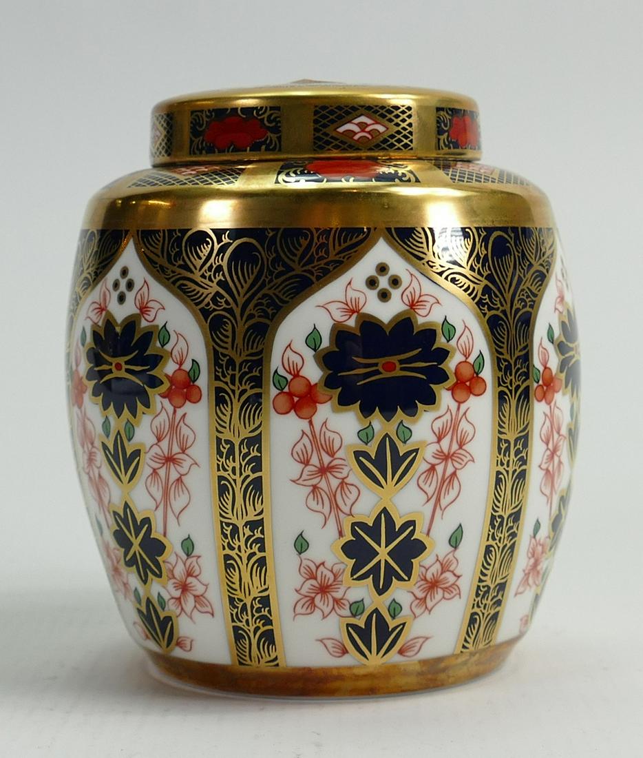Royal Crown Derby ginger jar & cover decorated in the (1 of 3)