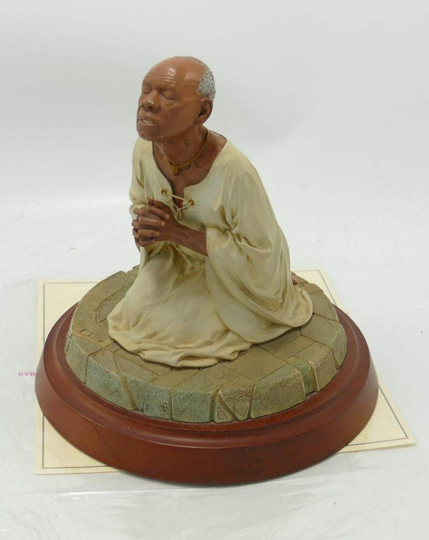 Limited Edition Thomas Blackshears Ebony Visions Figure The Prayer: with certificate (1 of 1)