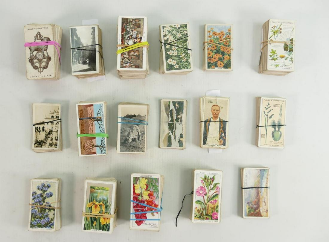 A collection of 35 approx Part sets of Cigarette Card: 1930's / 1940's period . thousands of cards (1 of 2)