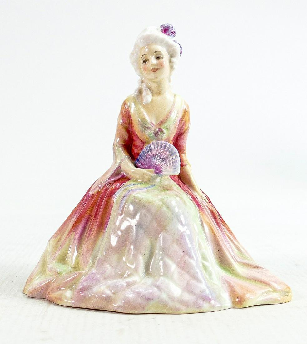 Royal Doulton early figure Eugene HN1521: Impressed date for 1932. (1 of 2)