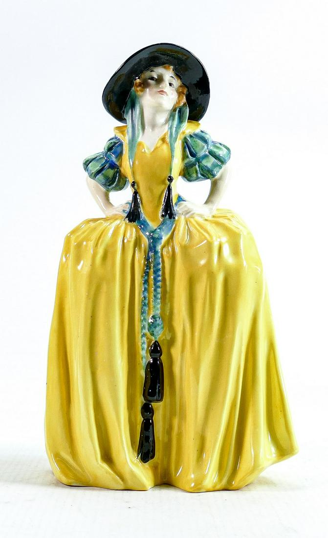 Royal Doulton early figure Patricia HN1414, impressed date 1938. (1 of 3)