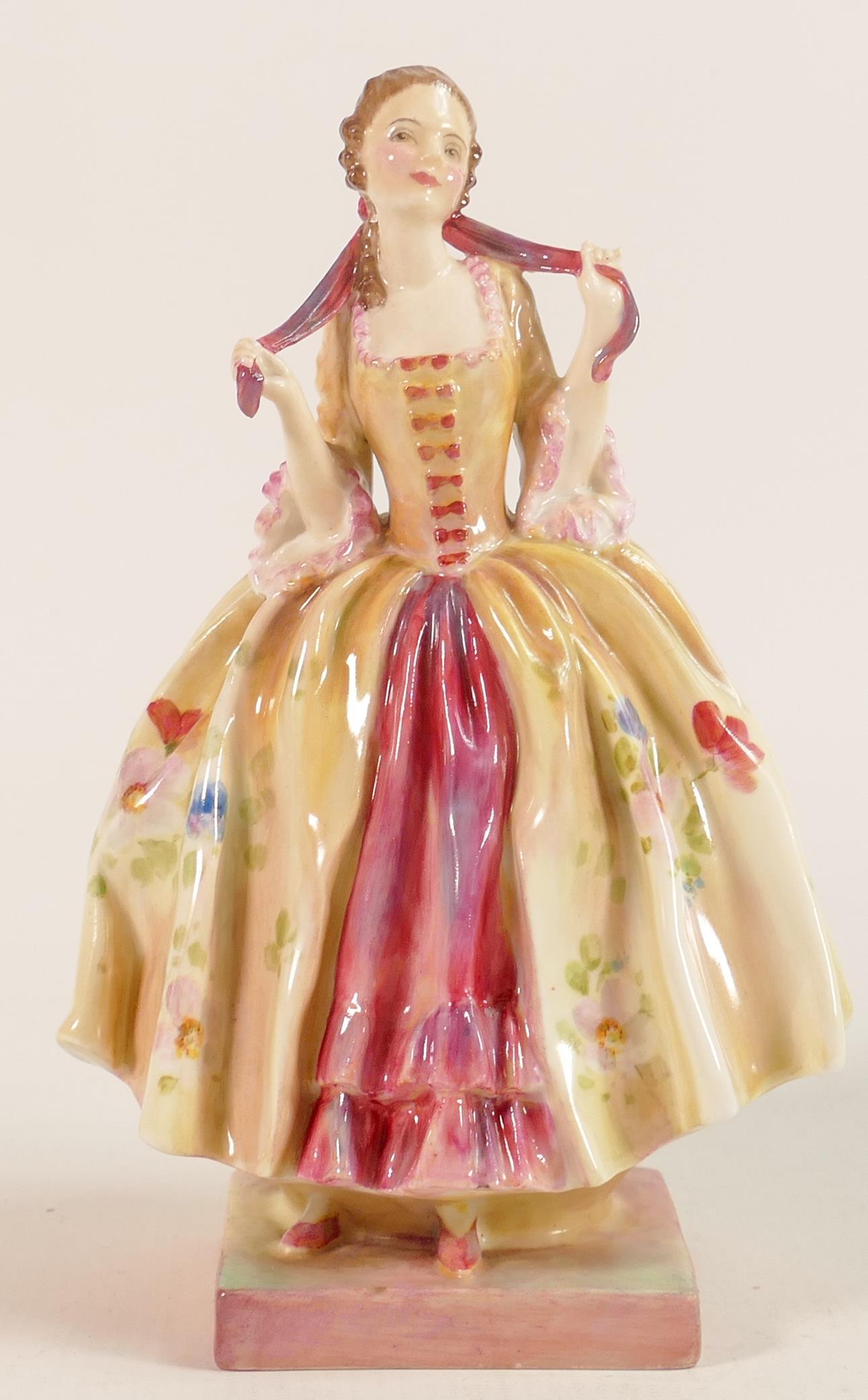 Royal Doulton early figure Virginia HN1693, impressed date 1936. (1 of 2)