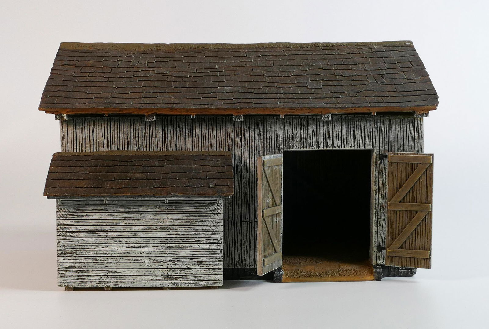 Boxed Britains 51005 American CIVIL War small barn building toy soldier Diorama set (1 of 4)