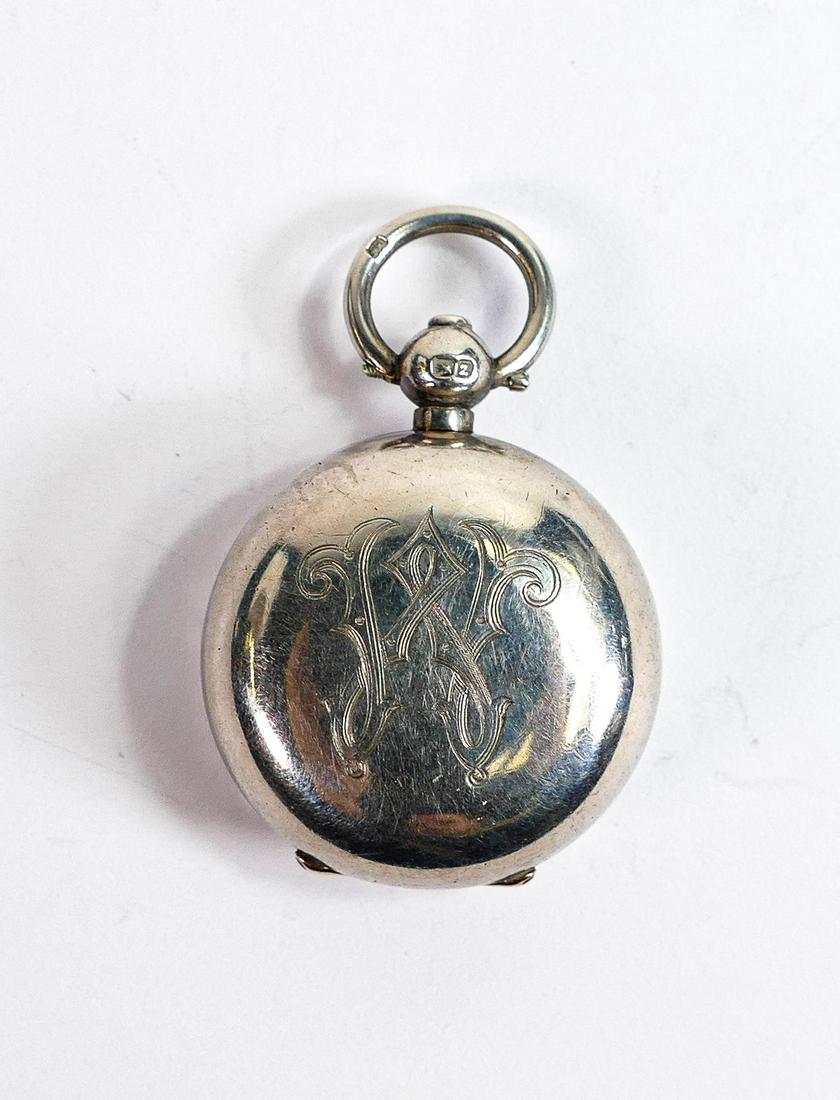 Hallmarked silver full sovereign case, clearly hallmarked for Birmingham 1899, maker Alfred Wigley. (1 of 2)