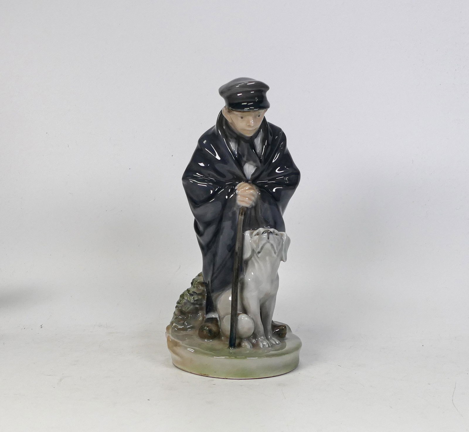 Royal Copenhagen figure shepherd with dog 782, height 17cm (1 of 3)