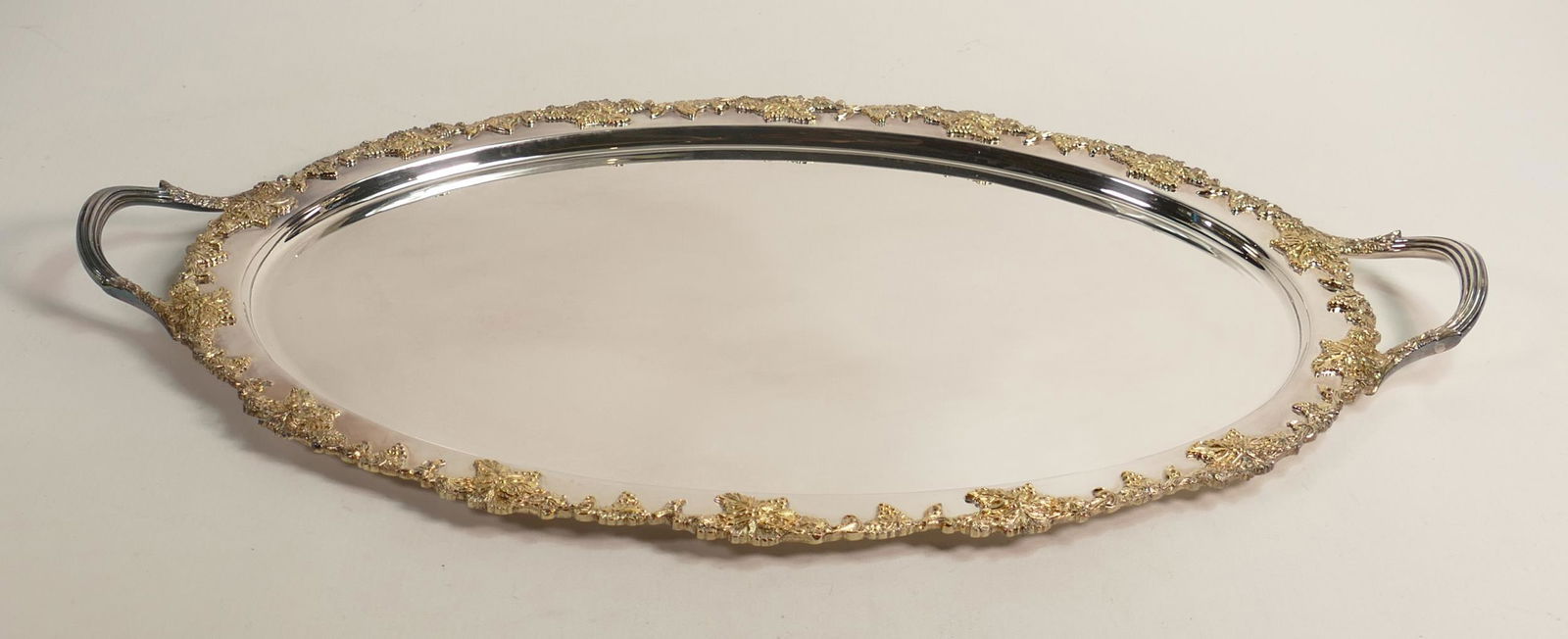 De Lamerie Fine large silverware plated serving tray in presentation bag, specially made high end (1 of 2)