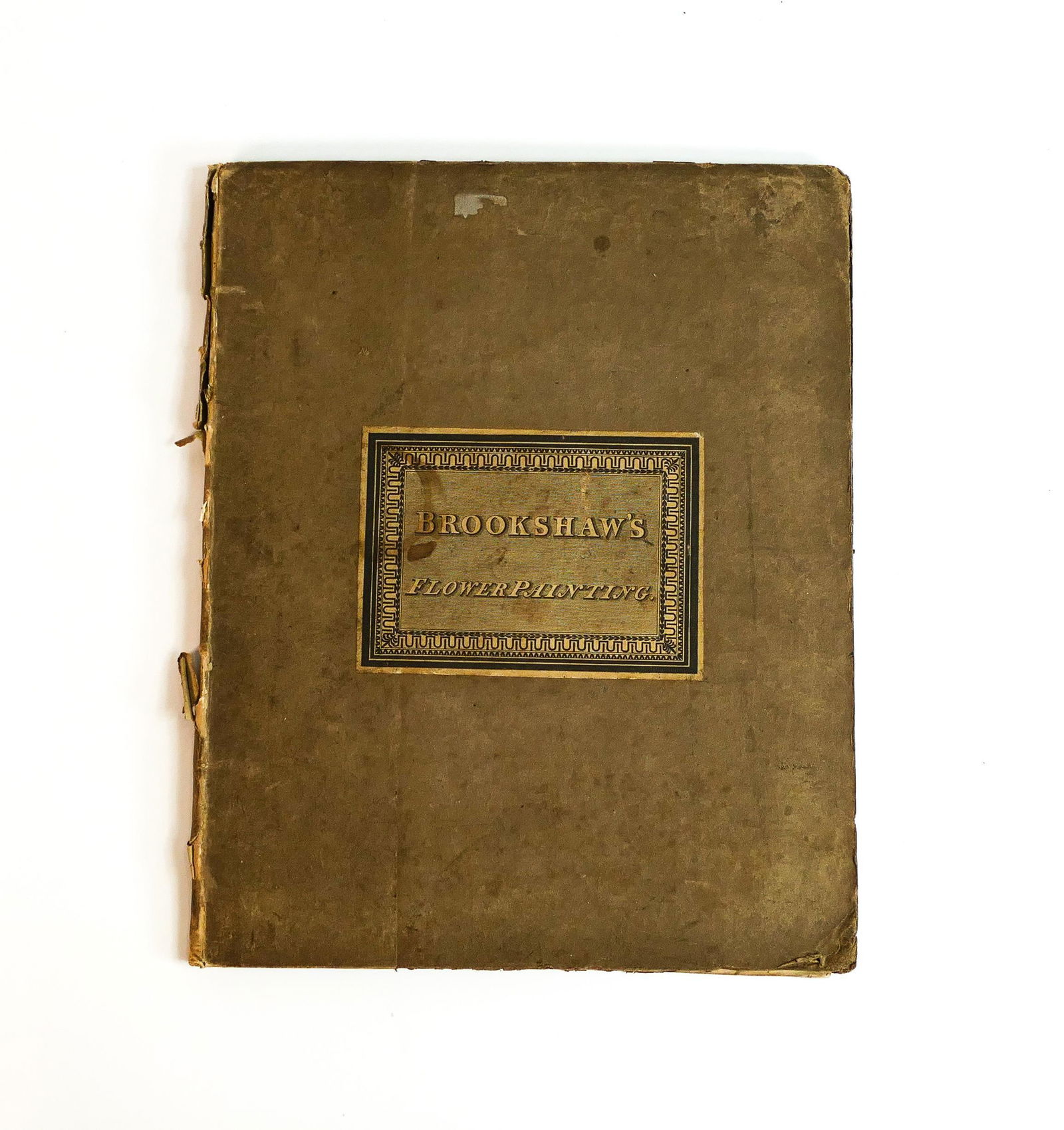 BROOKSHAW (GEORGE) A NEW TREATISE ON FLOWER PAINTING, book dated 1816.: BROOKSHAW (GEORGE) A NEW TREATISE ON FLOWER PAINTING, book dated 1816.