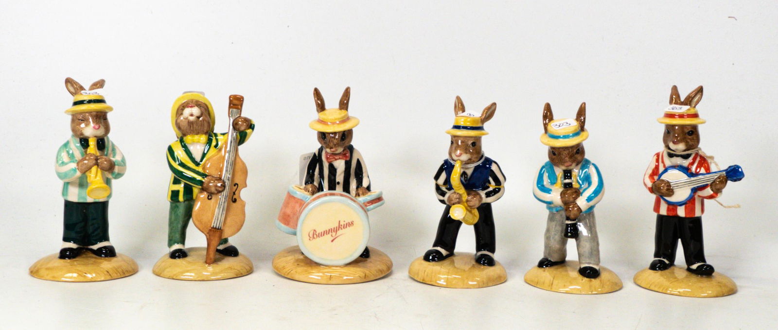 Royal Doulton Bunnykins Figures from the Jazz Band Collection : comprising Clarinet Player DB184, (1 of 1)