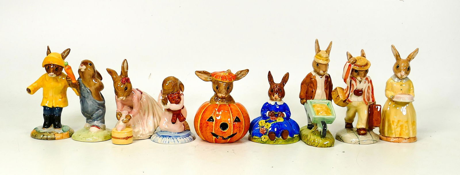 Royal Doulton Bunnykins Figures to include Father Db154, Sixtieth Anniversary Db157, Gardener Db156, (1 of 1)