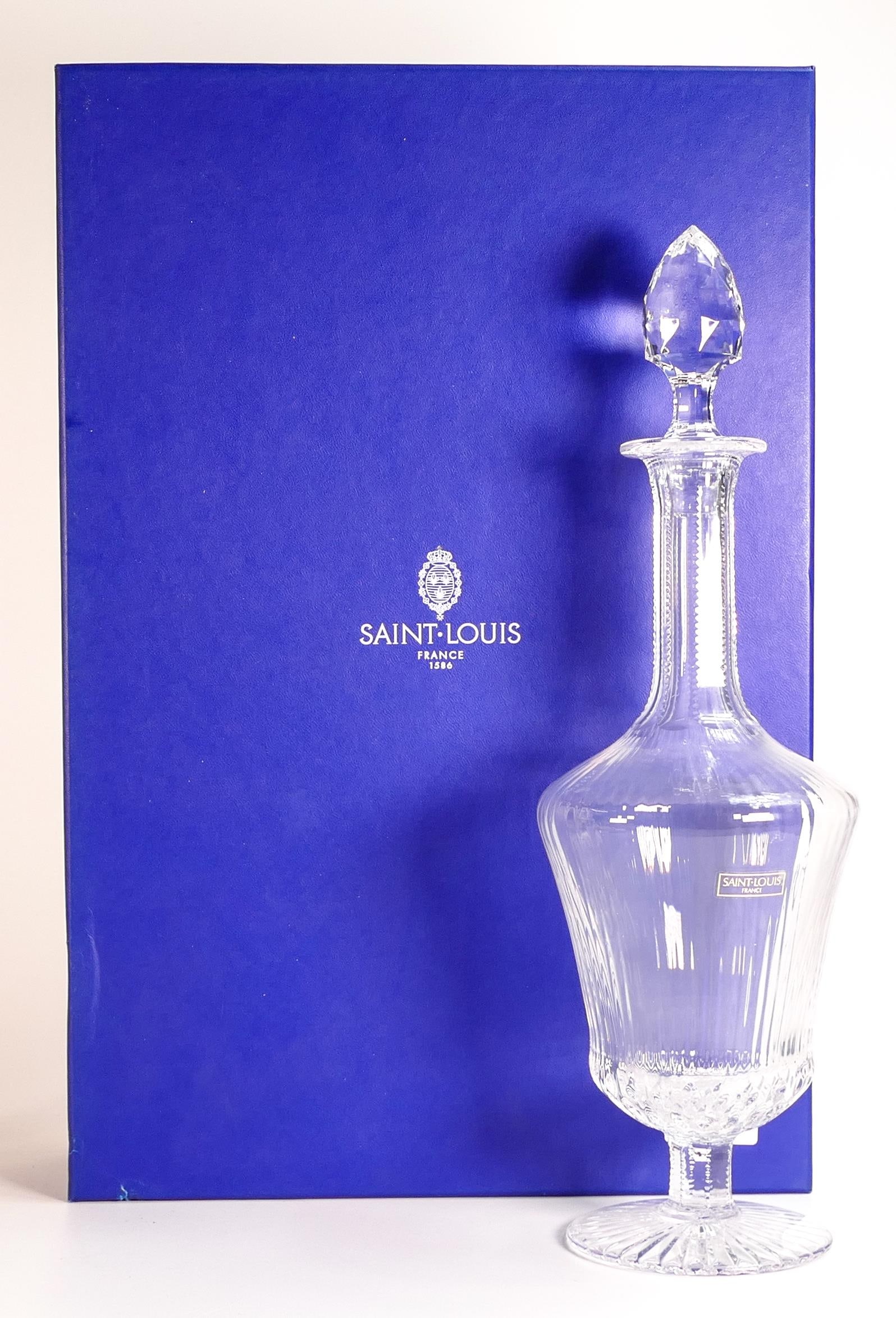Boxed St Louis High Quality Lead Crystal Decanter in presentation box (1 of 1)
