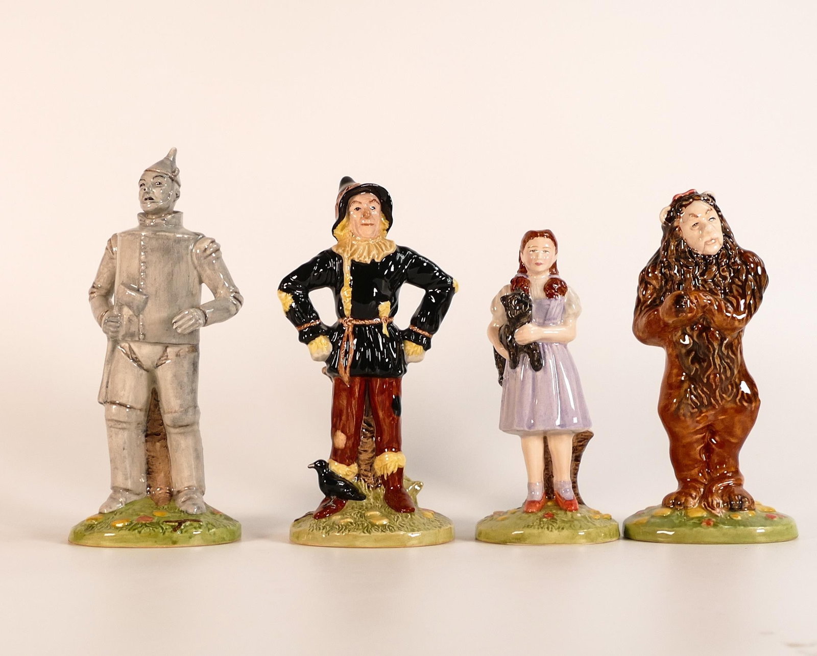 Royal Doulton set of Wizard of Oz figures including Tin Man, Lion, Dorothy & Scarecrow. Limited: Royal Doulton set of Wizard of Oz figures including Tin Man, Lion, Dorothy & Scarecrow. Limited edition
