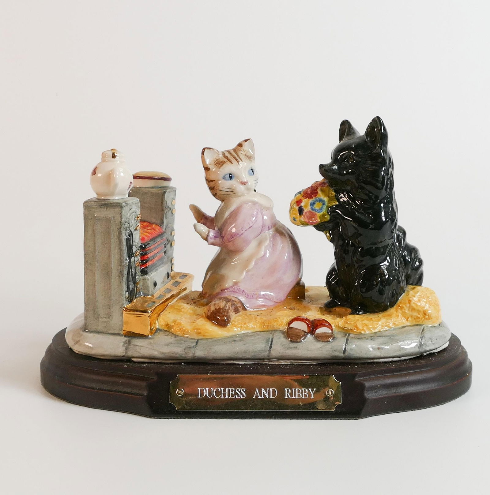 Beswick Beatrix Potter tableau Duchess and Ribby P4983, limited edition: Beswick Beatrix Potter tableau Duchess and Ribby P4983, limited edition