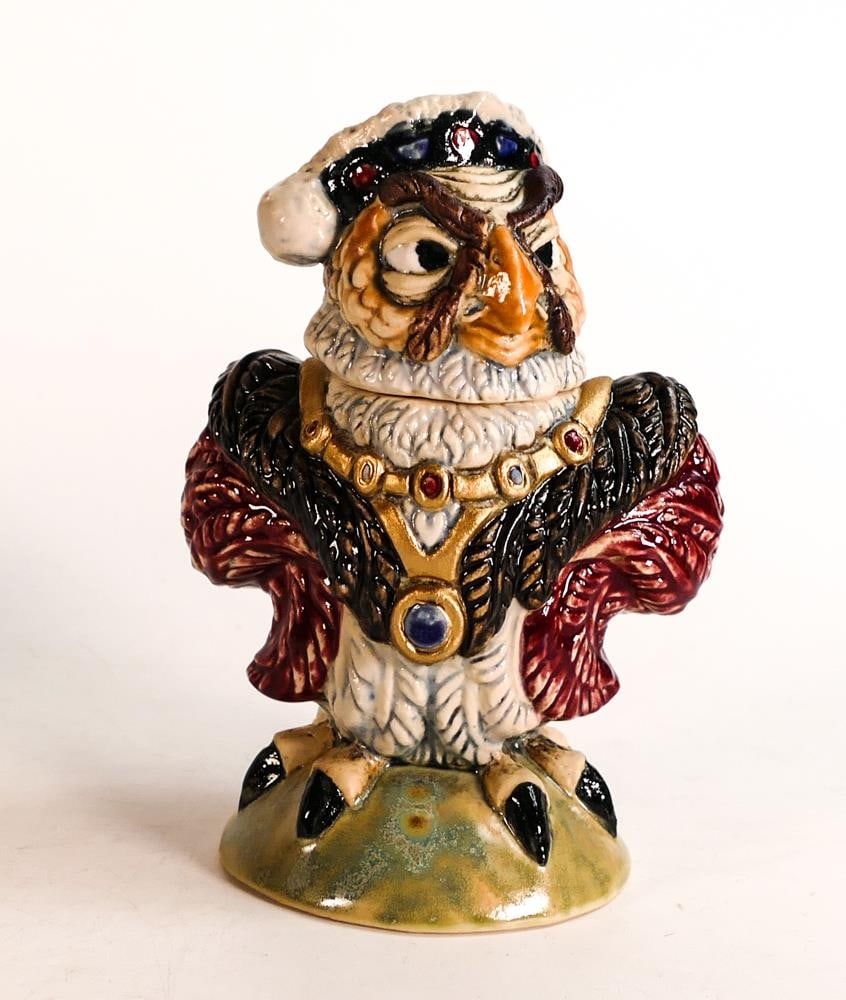 Burslem pottery King Henry VIII Grotesque bird. Designer Andrew Hull, inspired by the Martin Bros (1 of 1)