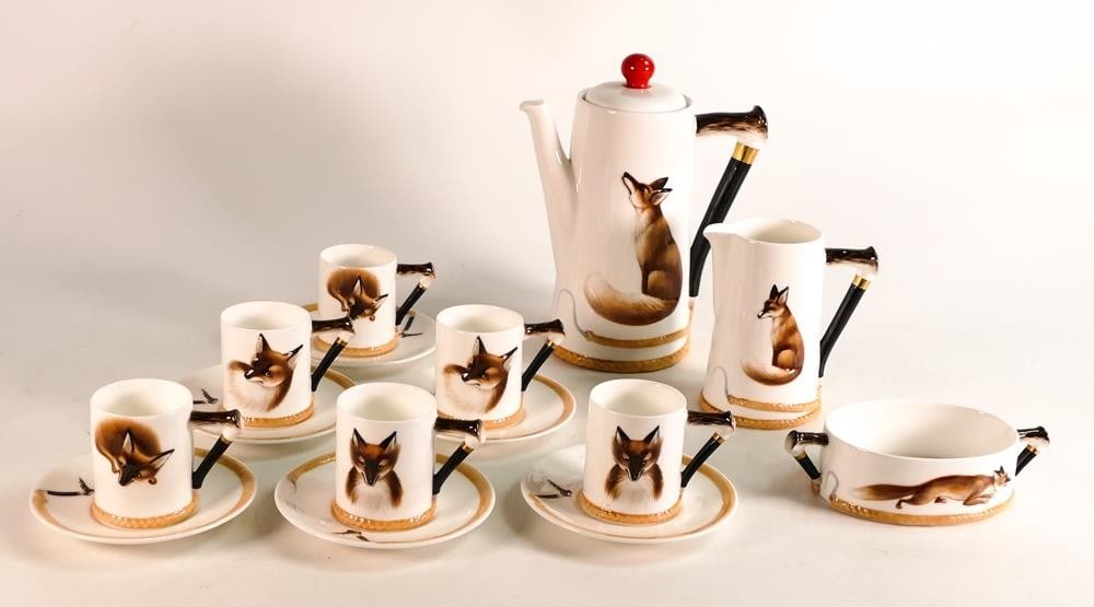 Royal Doulton Reynard the Fox 15 piece coffee set (15) (1 of 1)
