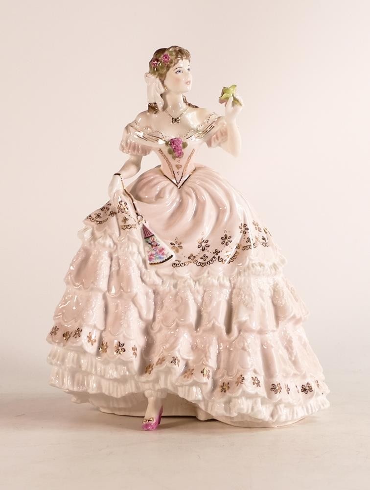 Royal Worcester large limited edition figure - The Fairest Rose 22cm high (1 of 3)