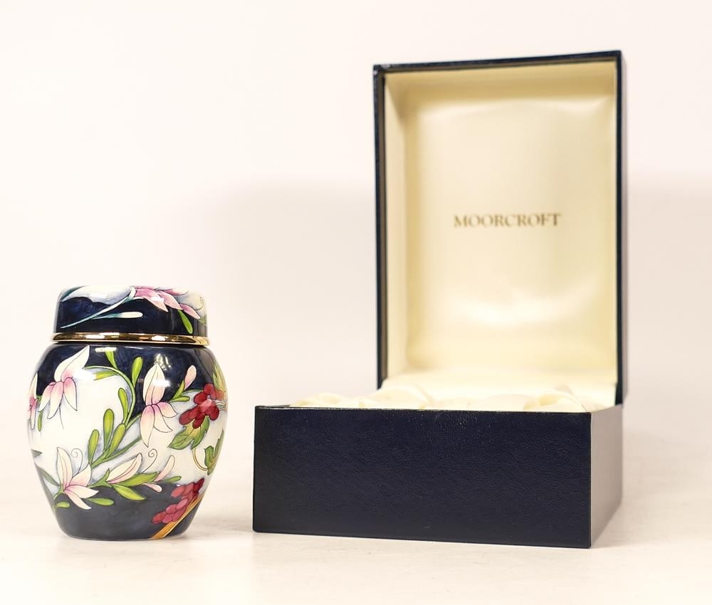 Moorcroft enamel The Tempest ginger jar by Amanda Rose , Limited edition 20/50. Boxed with (1 of 7)