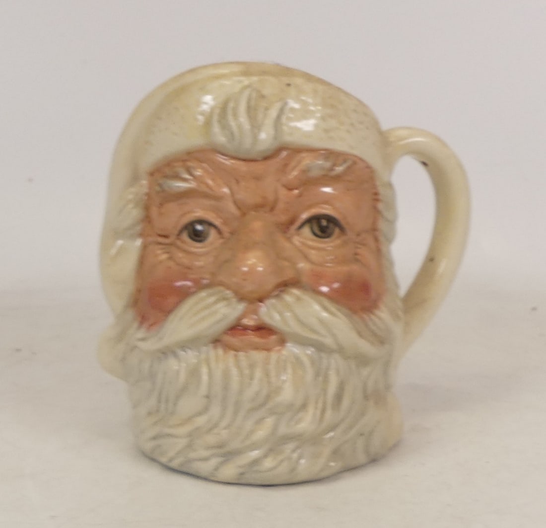 Royal Doulton Small Character Jug Santa Claus D6705 in white colourway: Royal Doulton Small Character Jug Santa Claus D6705 in white colourway