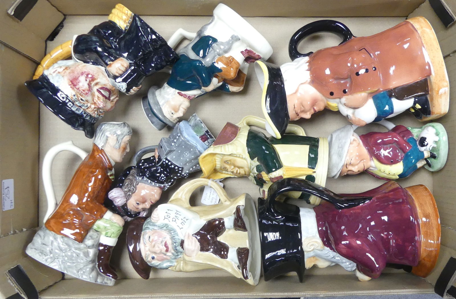 A Collection of Nine Toby Jugs to include example by Shorter & Sons etc. (1 Tray): A Collection of Nine Toby Jugs to include example by Shorter & Sons etc. (1 Tray)