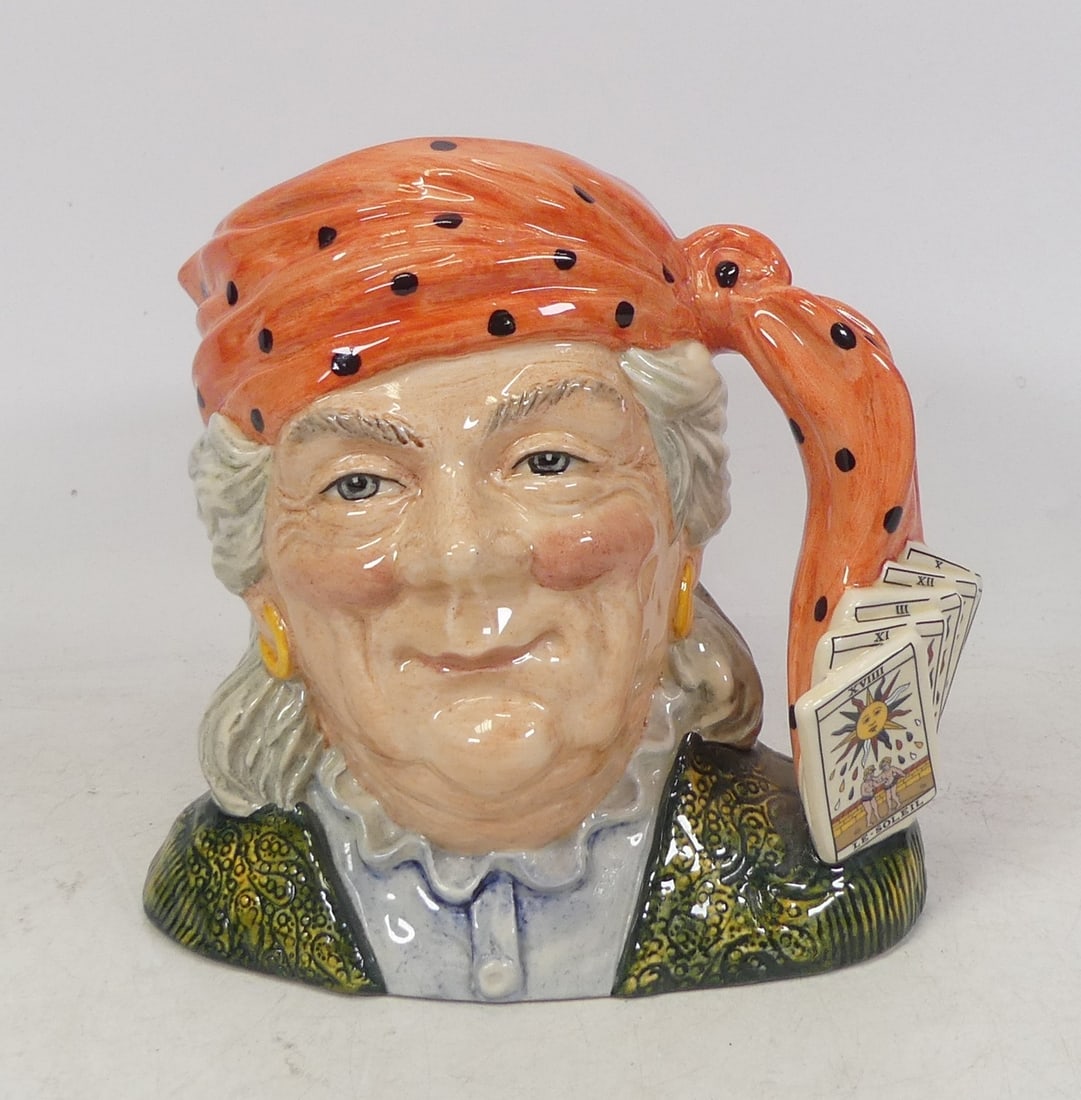 Royal Doulton, Large Character Jug, 'The Fortune Teller' D6874. (1 of 3)