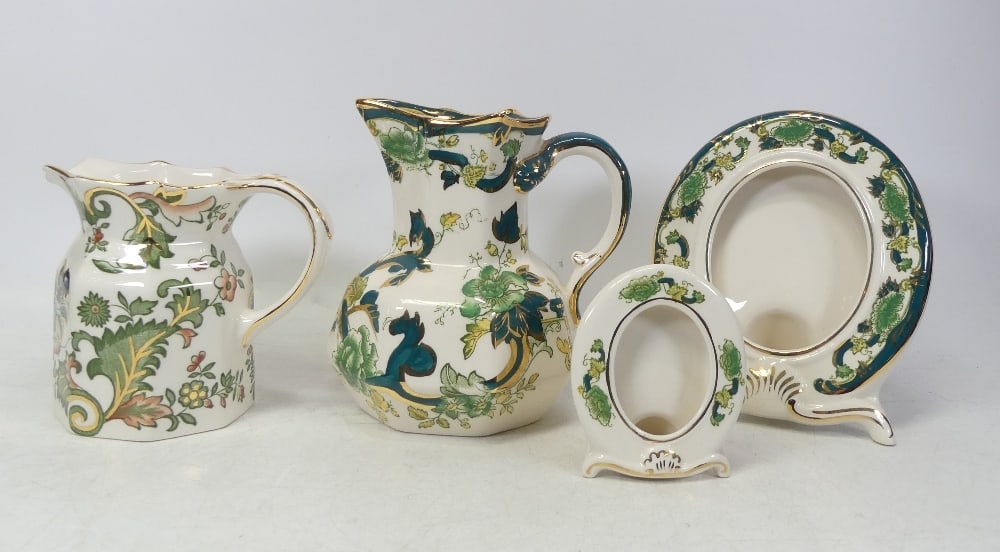 Masons, Chartreuse Pattern Jugs and Photo Frames (4): Masons, Chartreuse Pattern Jugs and Photo Frames (4)