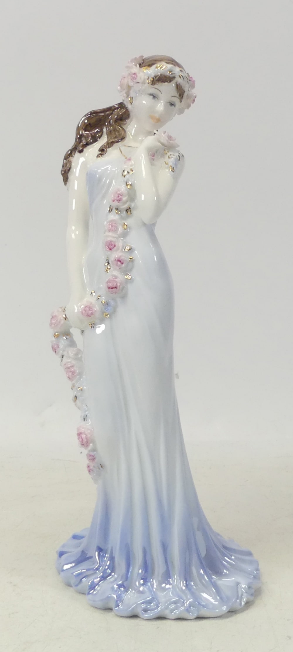 Coalport, Lady figure Sapphire: Coalport, Lady figure Sapphire