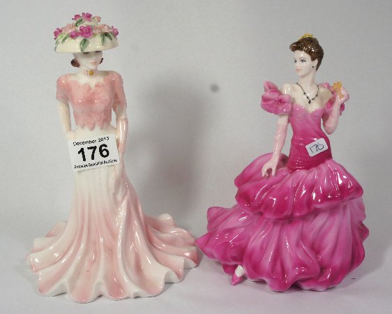 Coalport Lady figures Ladies of Fashion Emma Jane and L: Coalport Lady figures Ladies of Fashion Emma Jane and Liz (2)