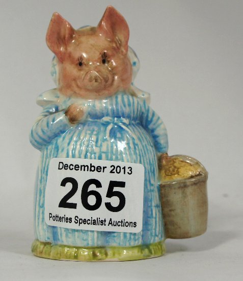 Beswick Beatrix Potter Figure Aunt Petitoes with unusua: Beswick Beatrix Potter Figure Aunt Petitoes with unusual BP3A backstamp