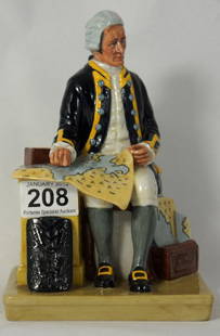 Royal Doulton character figure Captain Cook HN2889: Royal Doulton character figure Captain Cook HN2889 (factory seconds)