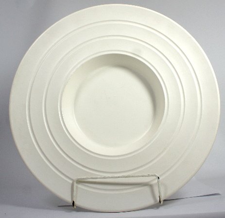 Wedgwood White footed bowl by Keith Murray diameter: Wedgwood White footed bowl by Keith Murray diameter 36cm