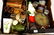 A collection of various items to include pottery Port