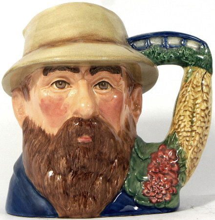 Royal Doulton Large Character Jug Claude Monet D7150 fr: Royal Doulton Large Character Jug Claude Monet D7150 from the famous artist series