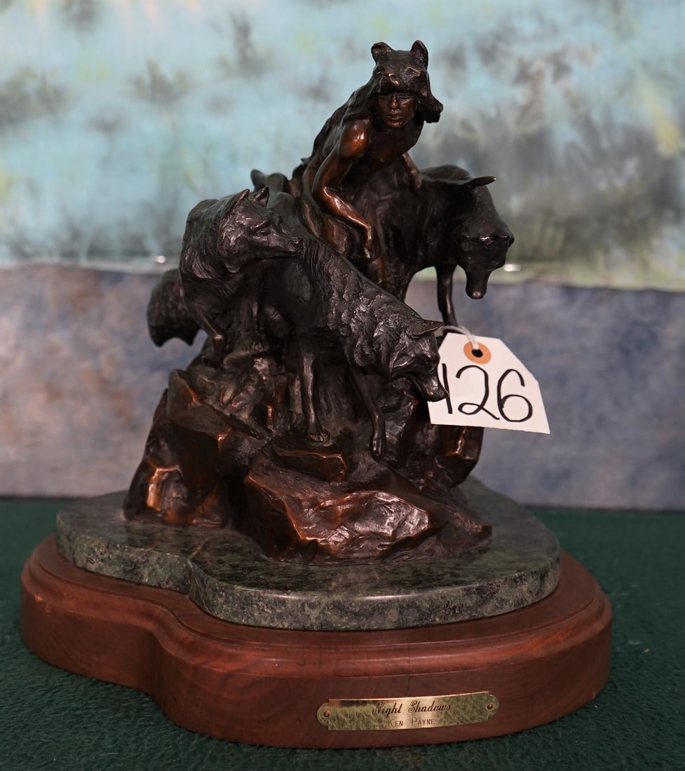 1988 Bronze "Night Shadows" by Ken Payne # 20 of 100 (1 of 3)