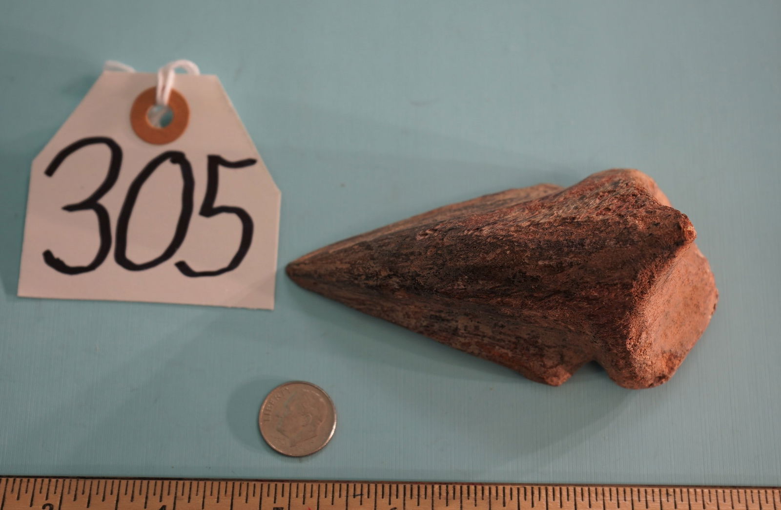 Awesome Authentic Spinosaurus Dinosaur Foot Claw Fossil: From the same type of Dinosaur comes this Foot Claw.ÿ Spinosaurus was a Theropod Carnivore, meaning three toes kind like a T-Rex.ÿ This Claw came from his smaller outer toe.ÿ Remember the keratin o