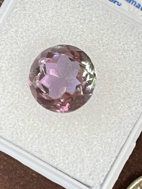 Stunning Color Changing 7.10Ct. Round Cut Alexandrite Loose Gemstone w/COA (1 of 3)