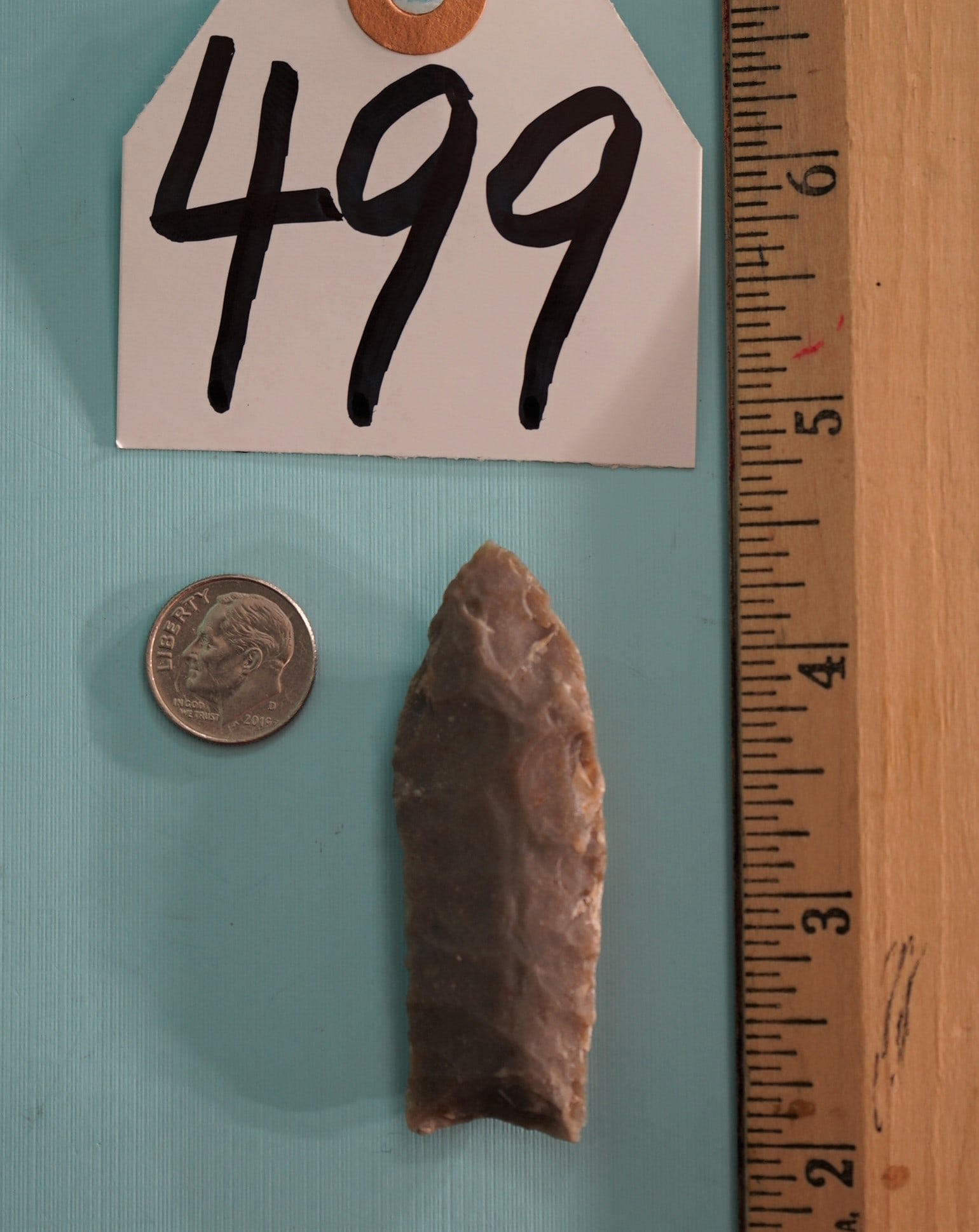 Rare Large Midland Paleo Point Authentic Texas Arrowhead Indian Artifact (1 of 1)
