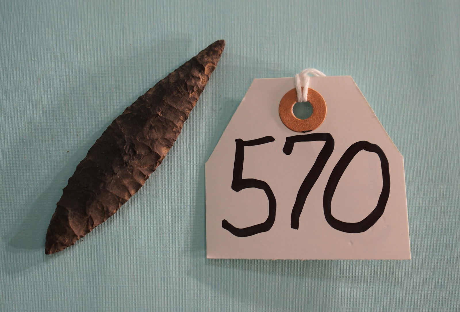 Mississippian Period Harahey Knife Authentic Indian Arrowhead Artifact (1 of 2)