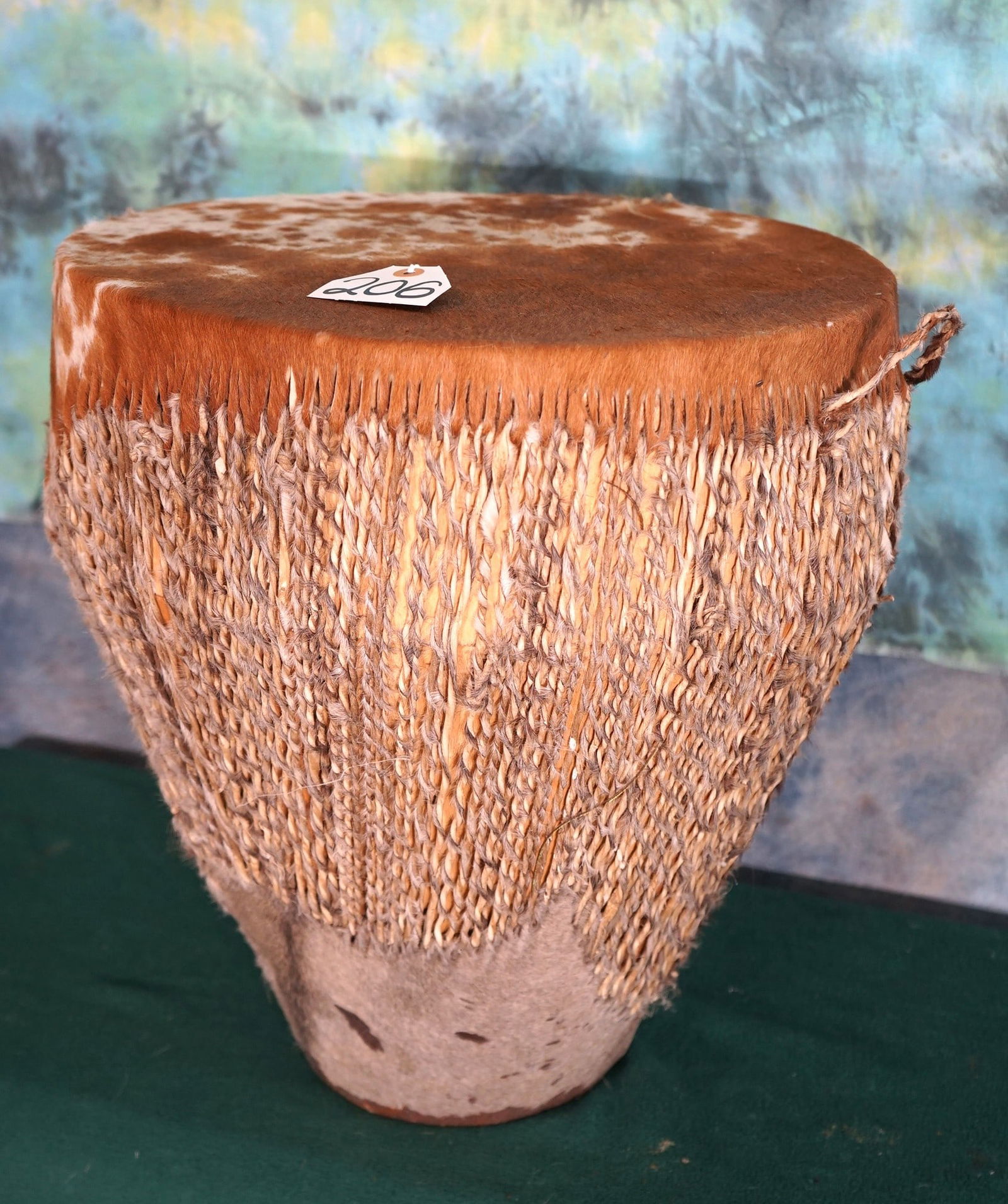 Authentic South African Zulu Drum from Natal (1 of 2)