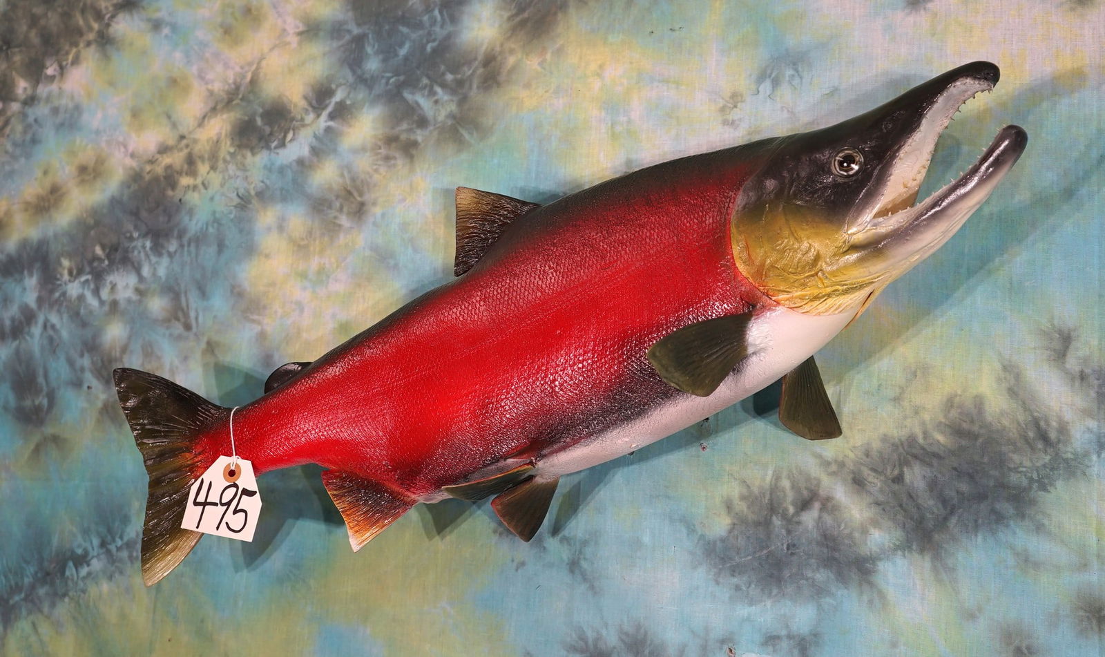 Cool 27" Fiberglass Reproduction Sockeye Salmon Taxidermy Fish Mount (1 of 2)
