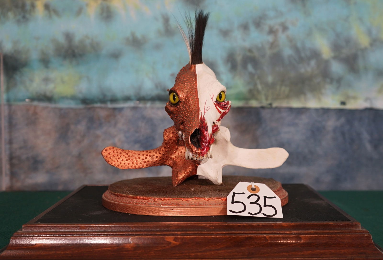 Oddity Coyote Skull in Display Case (1 of 3)