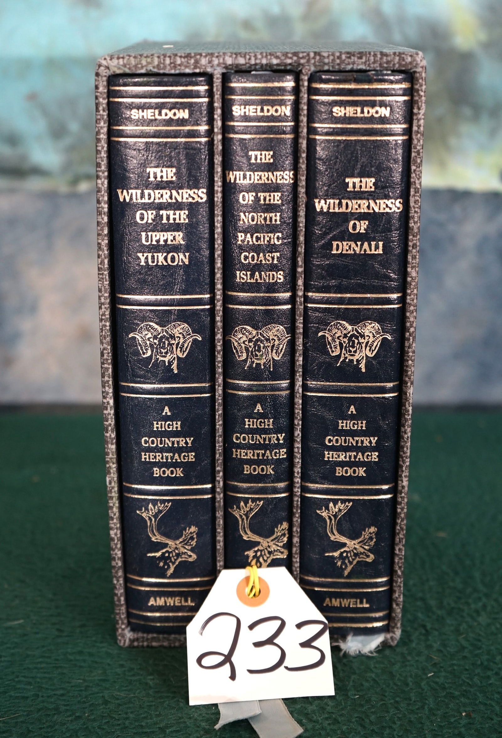 (3) Books with Protective Case on Hunting in Northwestern America (1 of 2)