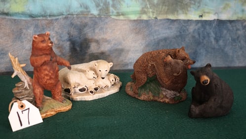 Four Attractive Bear Decorations