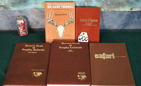 (5) Record Books of Big Game Trophy Animals