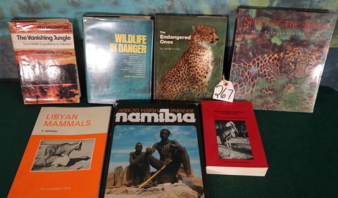 Box of 7 Good Books About Endangered Wildlife