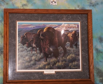 Beautiful Framed Print called"Prairie Thunder" by Cynthie Fisher