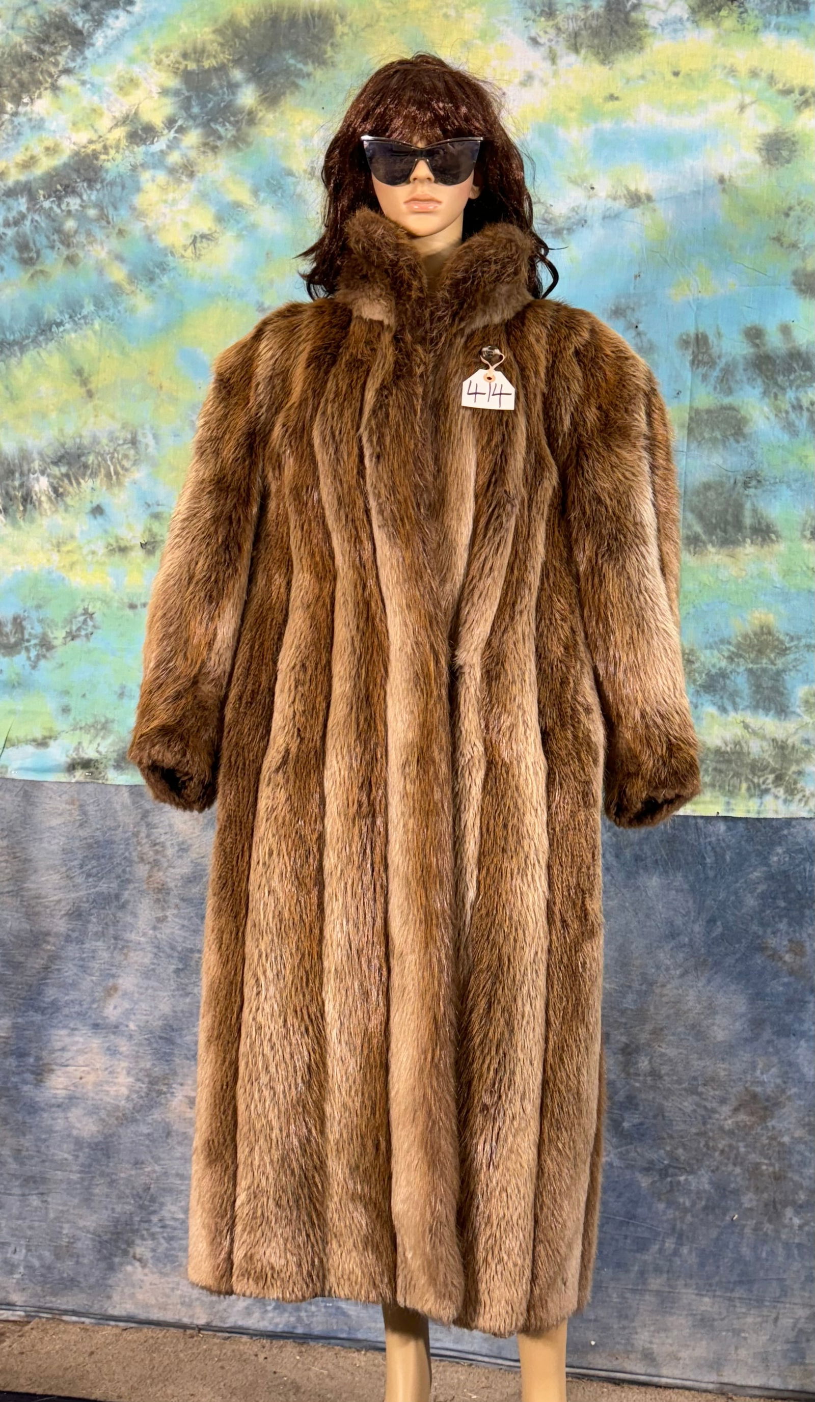 Ladies Long Beaver Fur Coat size L/XL by Blakeslee's Furs in  Waterbury, CT (1 of 3)