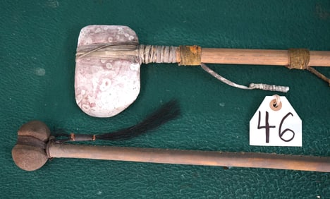 Authentic 1870 to 1890 Circa Native American made Axe & Hammer