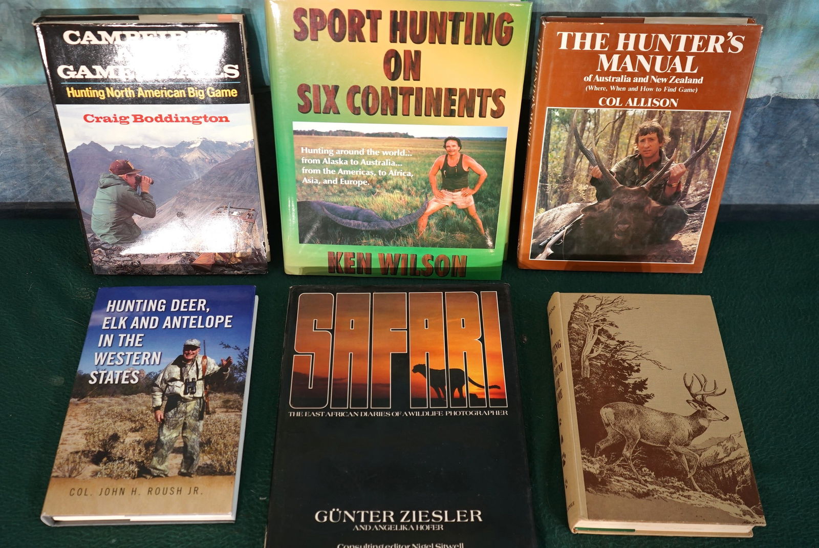 Six Books about Big Game Hunting in different Countries (1 of 3)